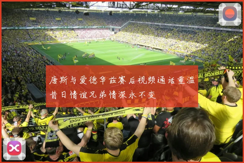 唐斯与爱德华兹赛后视频通话重温昔日情谊兄弟情深永不变