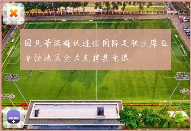 因凡蒂诺确认连任国际足联主席亚非拉地区全力支持其竞选